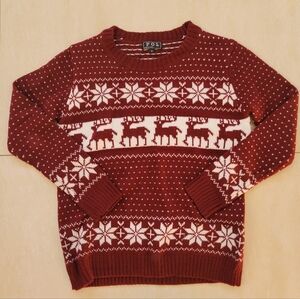 Maroon christmas sweater